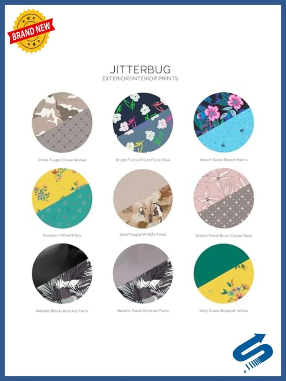 Lug Jitterbug Crossbody Bag - Lightweight Water Repellent with Charm Bar, 3